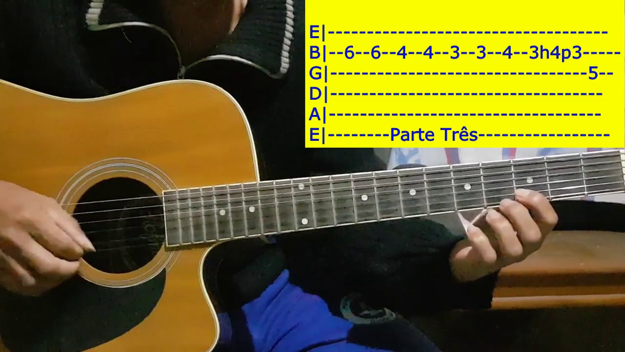Fernando mendes Você não me ensinou a ti esquecer tablaturas video aula completa simples iniciantes