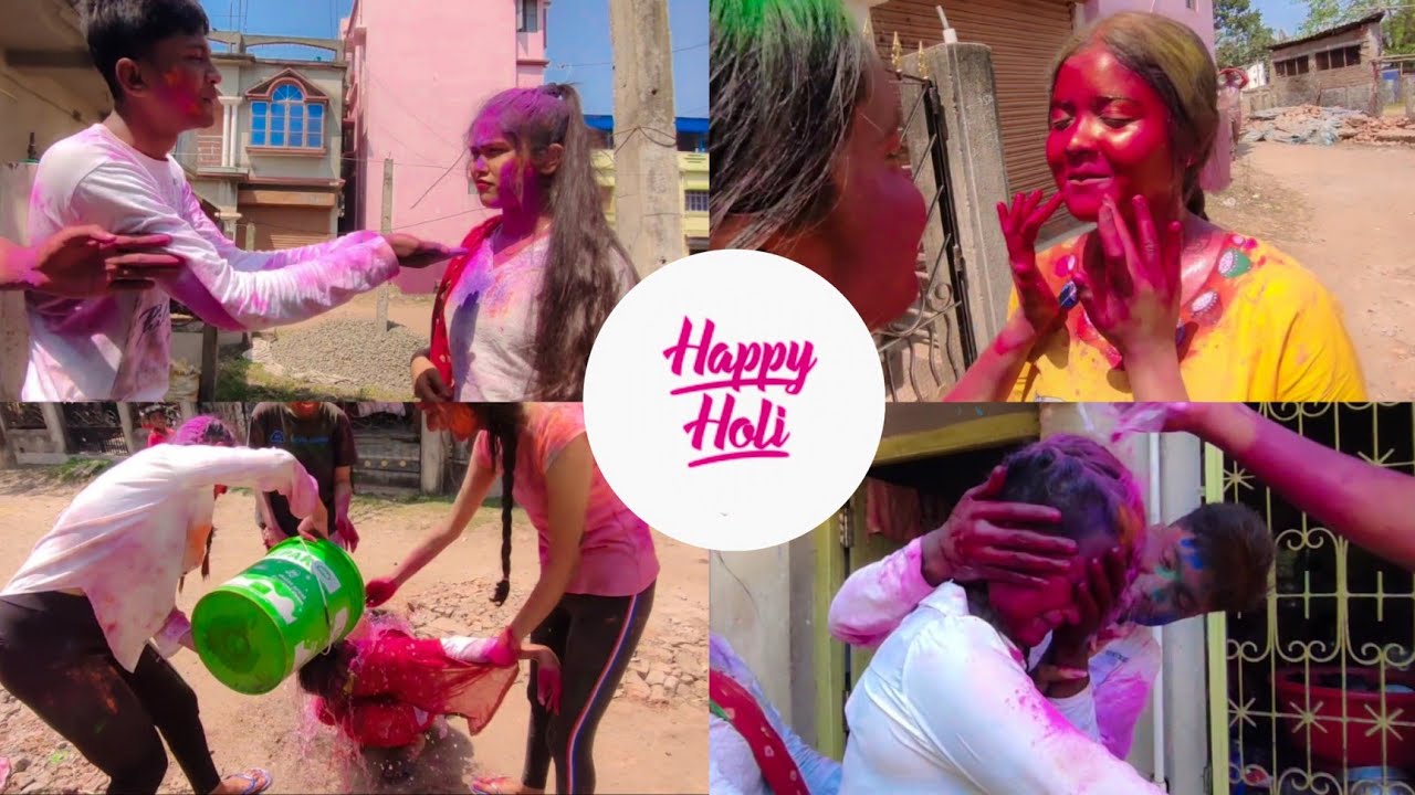 Ek Anokhi Holi 🌈🤣।।Holi Celebration With Kamina Dost log🙃💔।। হোলি খেলতে গিয়ে স্নান করে চলে এলাম 😐😭
