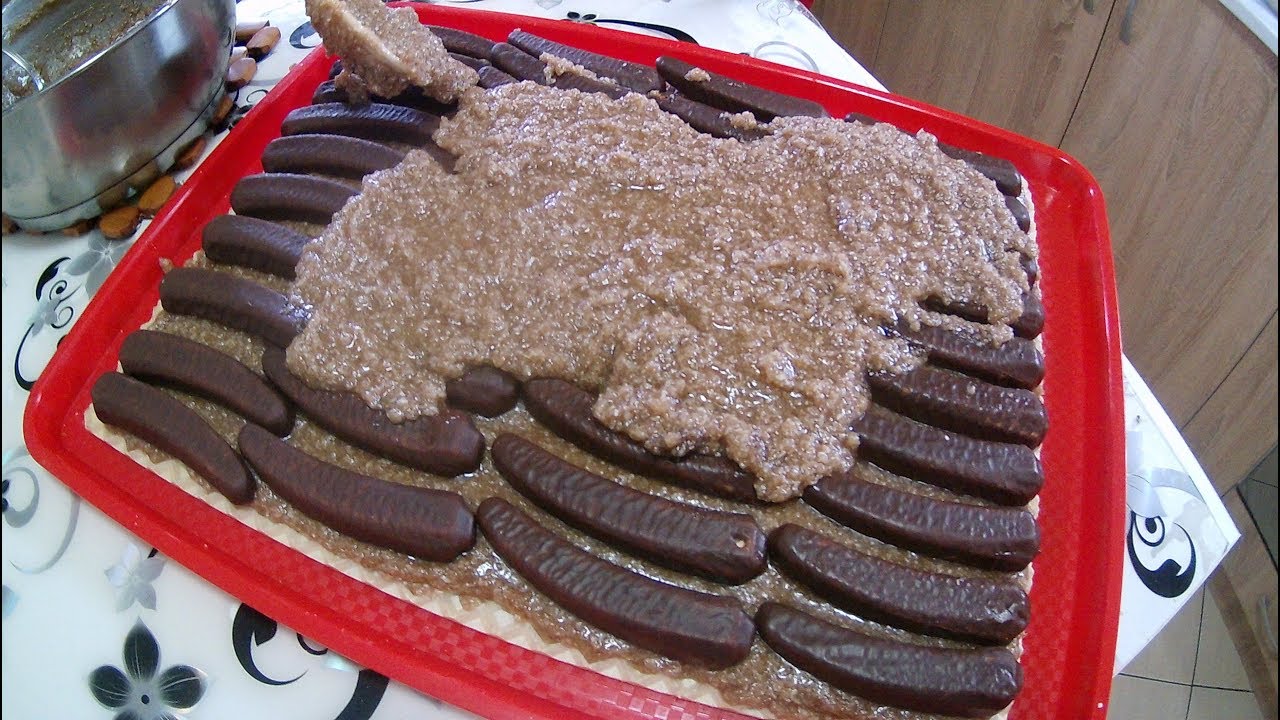 Oblanda sa krem bananicama za 10min./Definitivno najbrži recept za oblandu!!