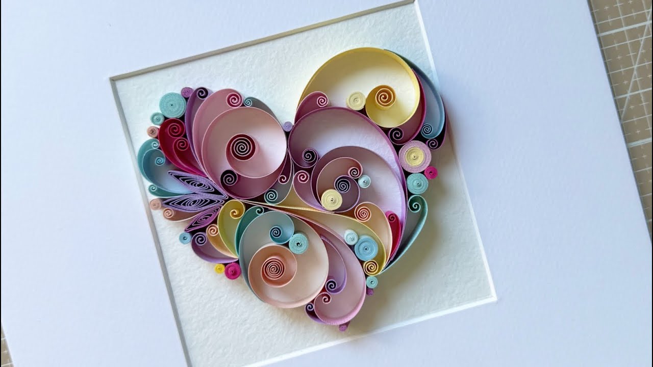 Cuore quilling | Quilling per principianti