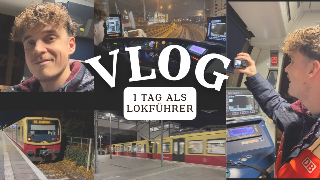 LOKFÜHRER VLOG l Nachtschicht auf der Stadtbahn 🚈✨