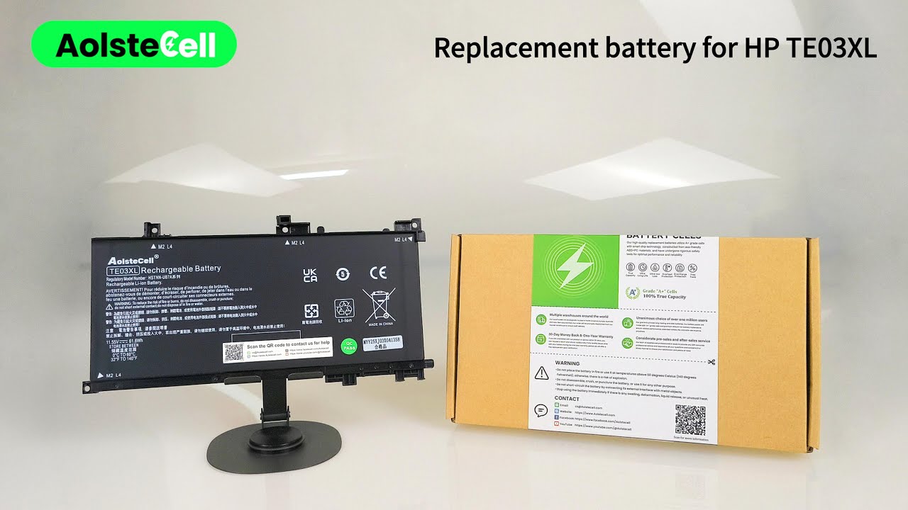 Replacement battery for HP TE03XL , TPN-Q173 , 849570-541 , 849570-542 11.55V 61.6Wh 3 Cells