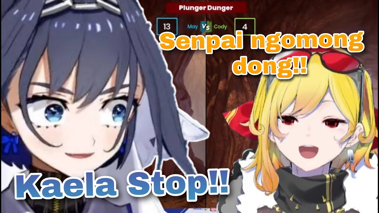 Kaela gangguin Kronii main biar menang minigame【Kronii X Kaela】