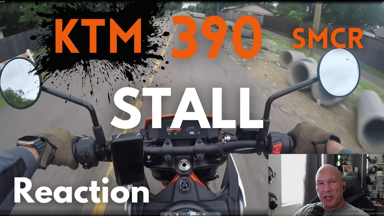 Мотоцикл KTM 390 SMC R 2025 года выпуска глохнет | Реакция