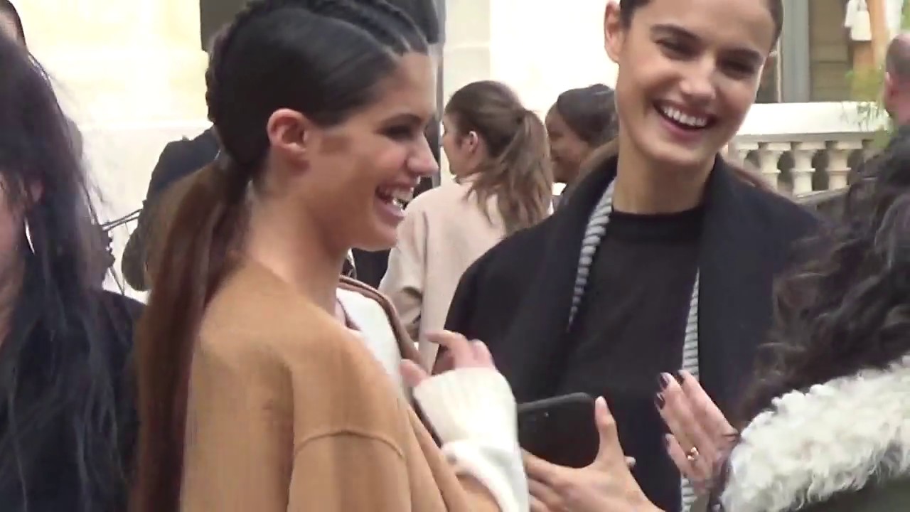 Top Models after show BALMAIN @ Paris 2 march 2017 Fashion Week / mars #PFW