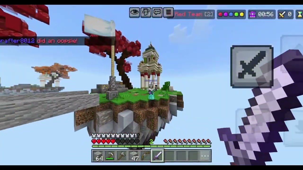 #Minecraft bedwars  gameplay