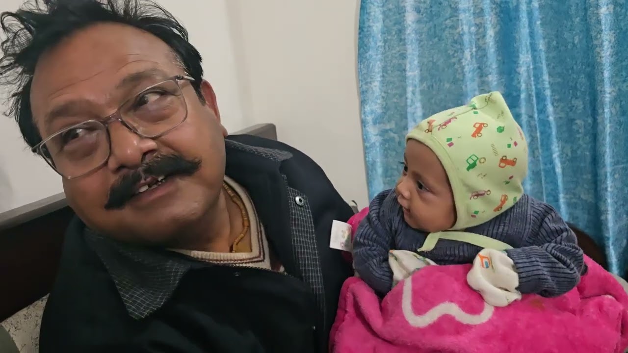 Dadu pyar #babygirl #pyar
