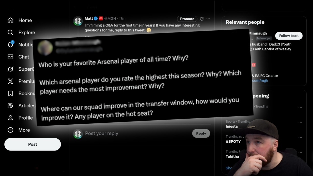 My first Q&A in years!