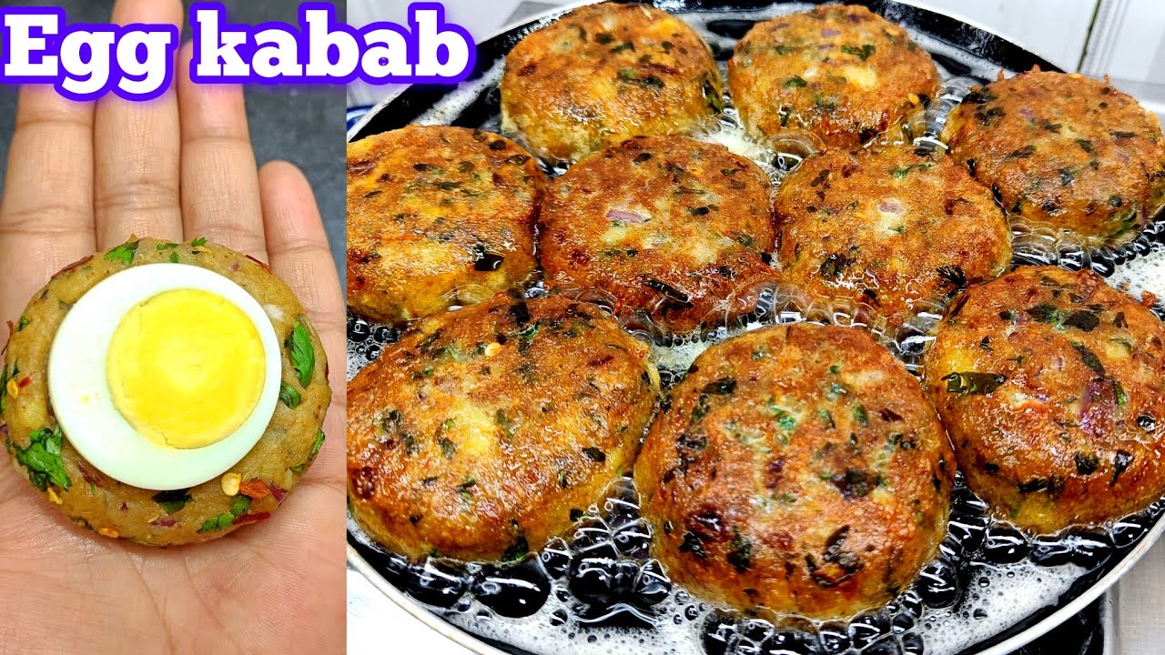 Egg Stuffed Shami Kabab (Ramzan Special) | Anda Kabab Recipe | Street Style Egg Kabab | Iftar Snacks