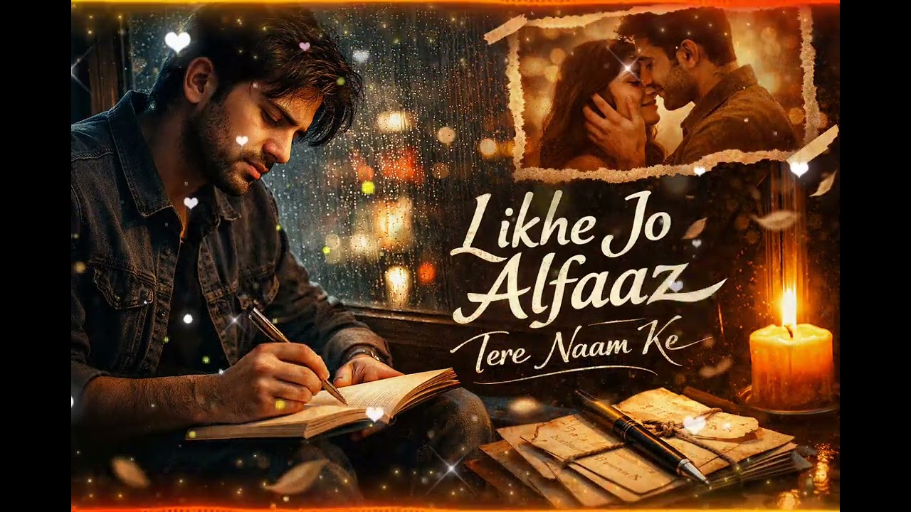 लिखे जो अल्फ़ाज़ तेरे नाम के 🌧️ Emotional Love Song | Rain Romantic Vibes