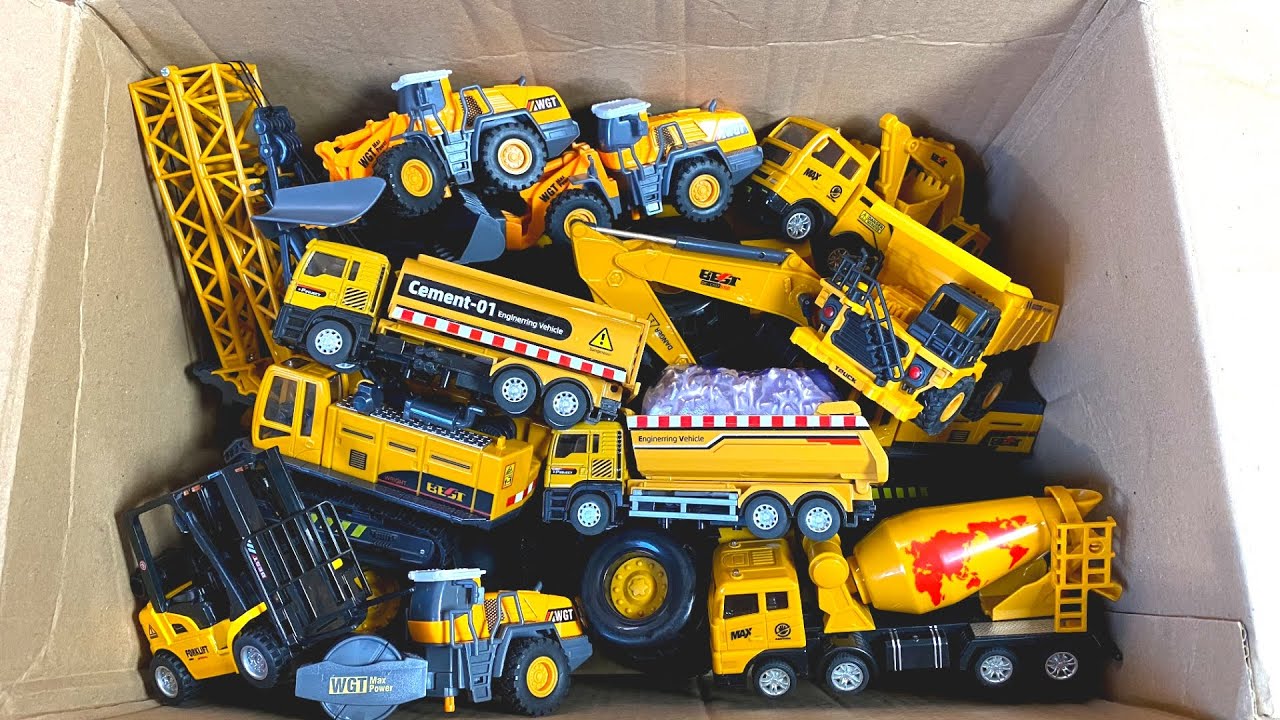 KABOLITE K350-200 DIGGER, MEGA RC TRUCKS, RC TRACTORS, RC MACHINES COLLECTION!! EXCAVATOR LESU ET30H