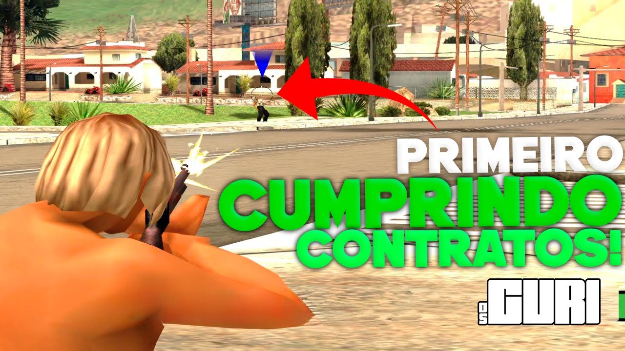 Meu Primeiro Cumprindo Contratos no Melhor Servidor de RPG! Os Guri RPG [PC/Android]