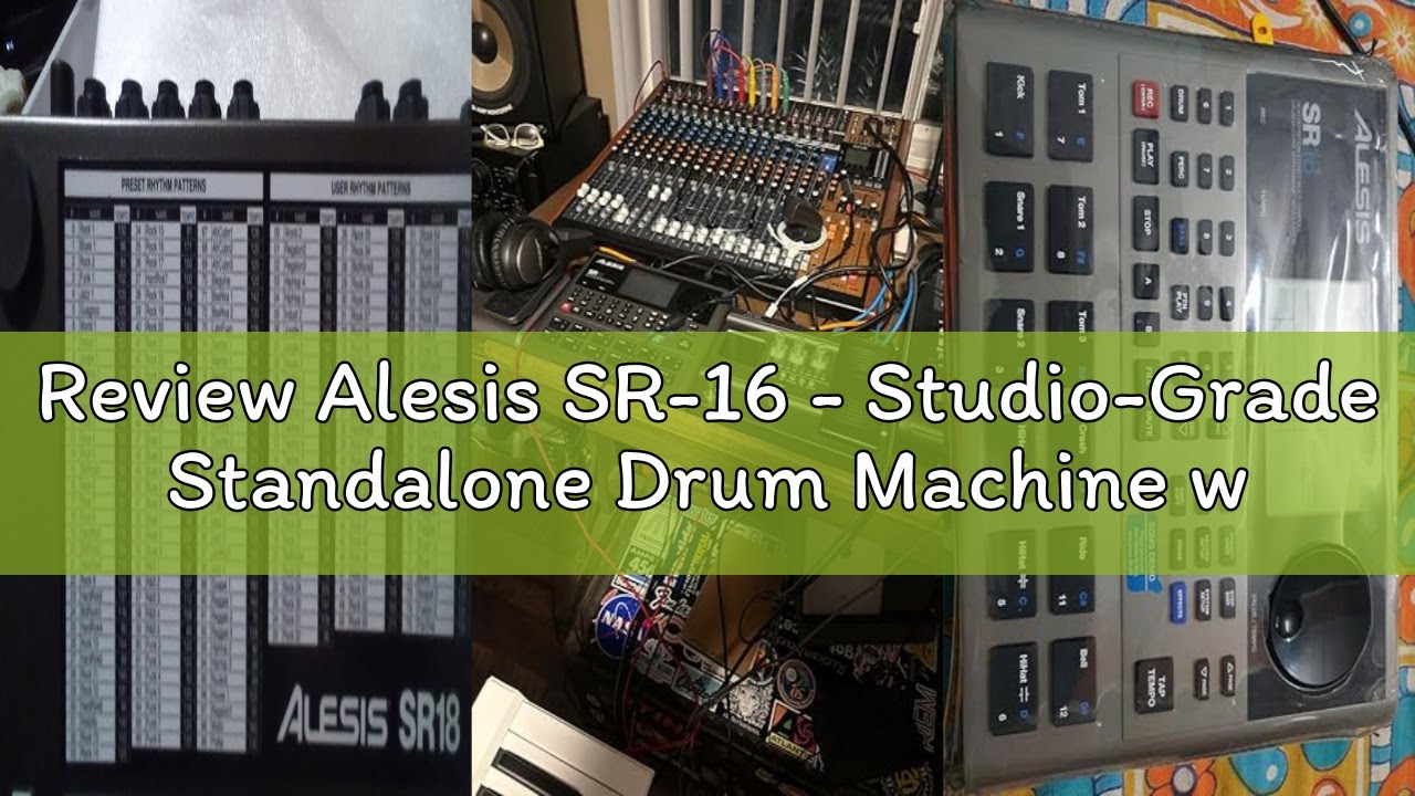 Review Alesis SR-16 - Studio-Grade Standalone Drum Machine with On-Board Sound Library, Performance-