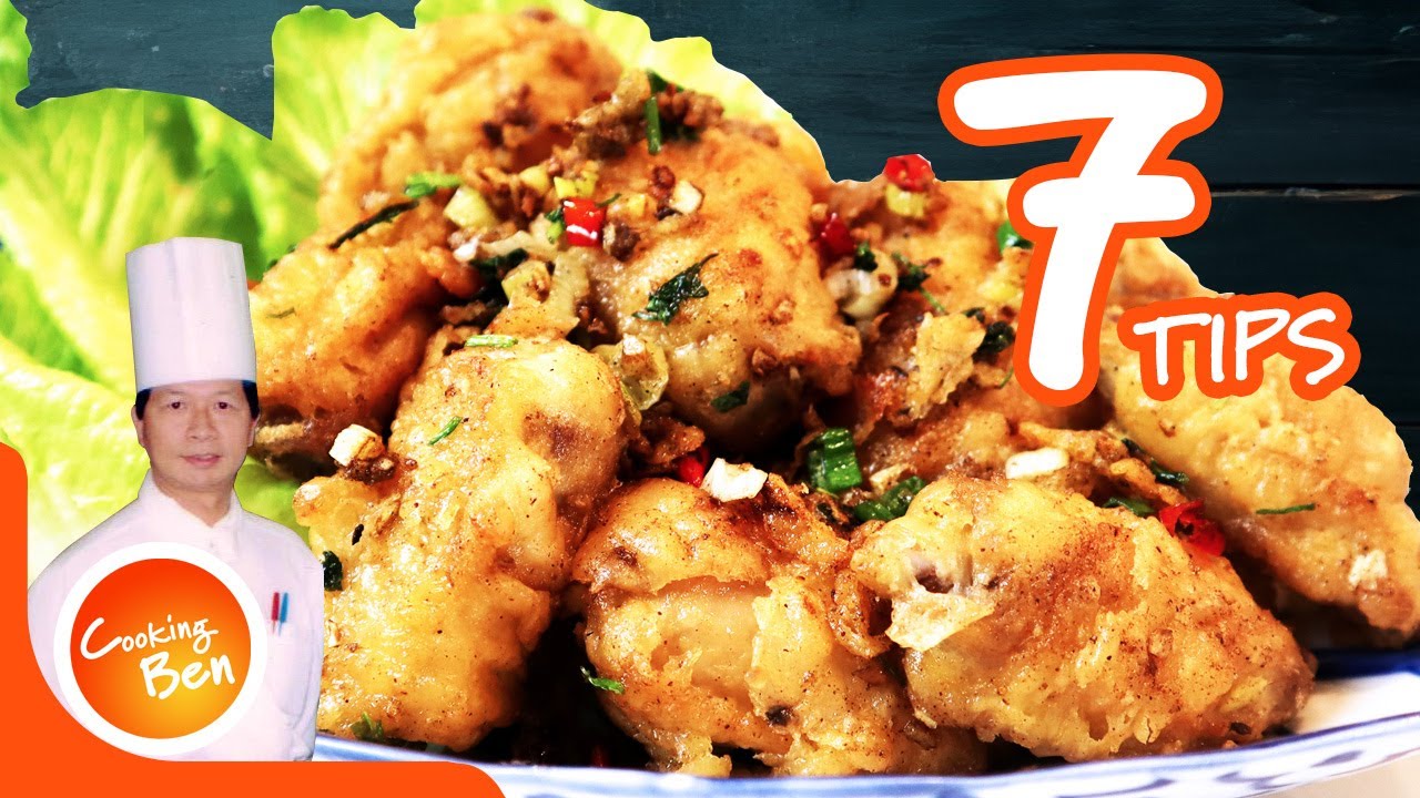 🐔Salt and Pepper Chicken Wings: Chinese Restaurant Style! (椒鹽雞翼)