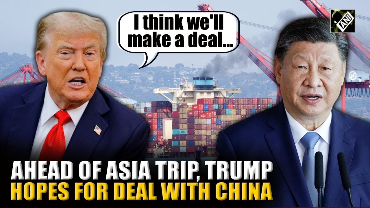 Ahead of Asia trip, President Trump says he sees trade deal with China
