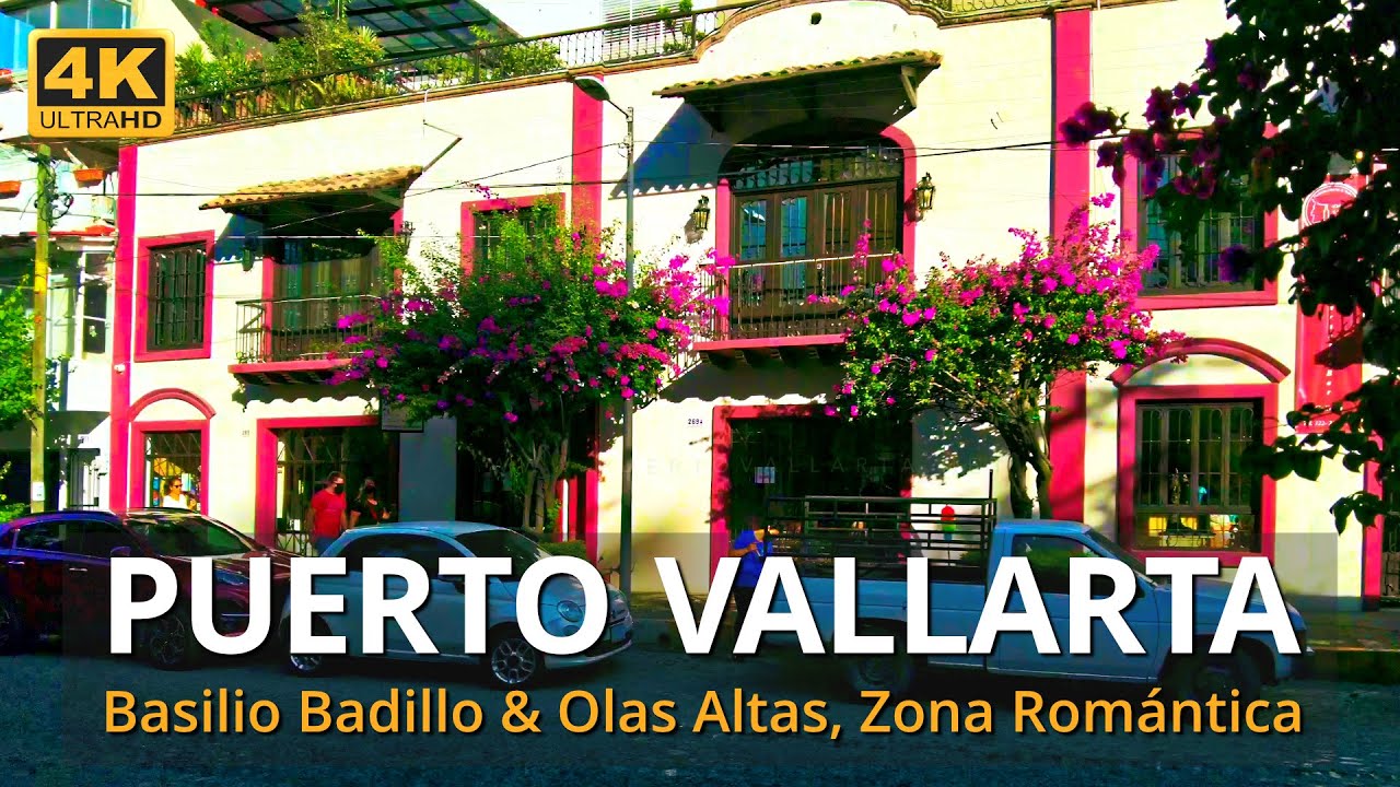 Paseo por Calle Basilio Badillo y Olas Altas, Zona Romántica Puerto Vallarta / Walking tour Old Town