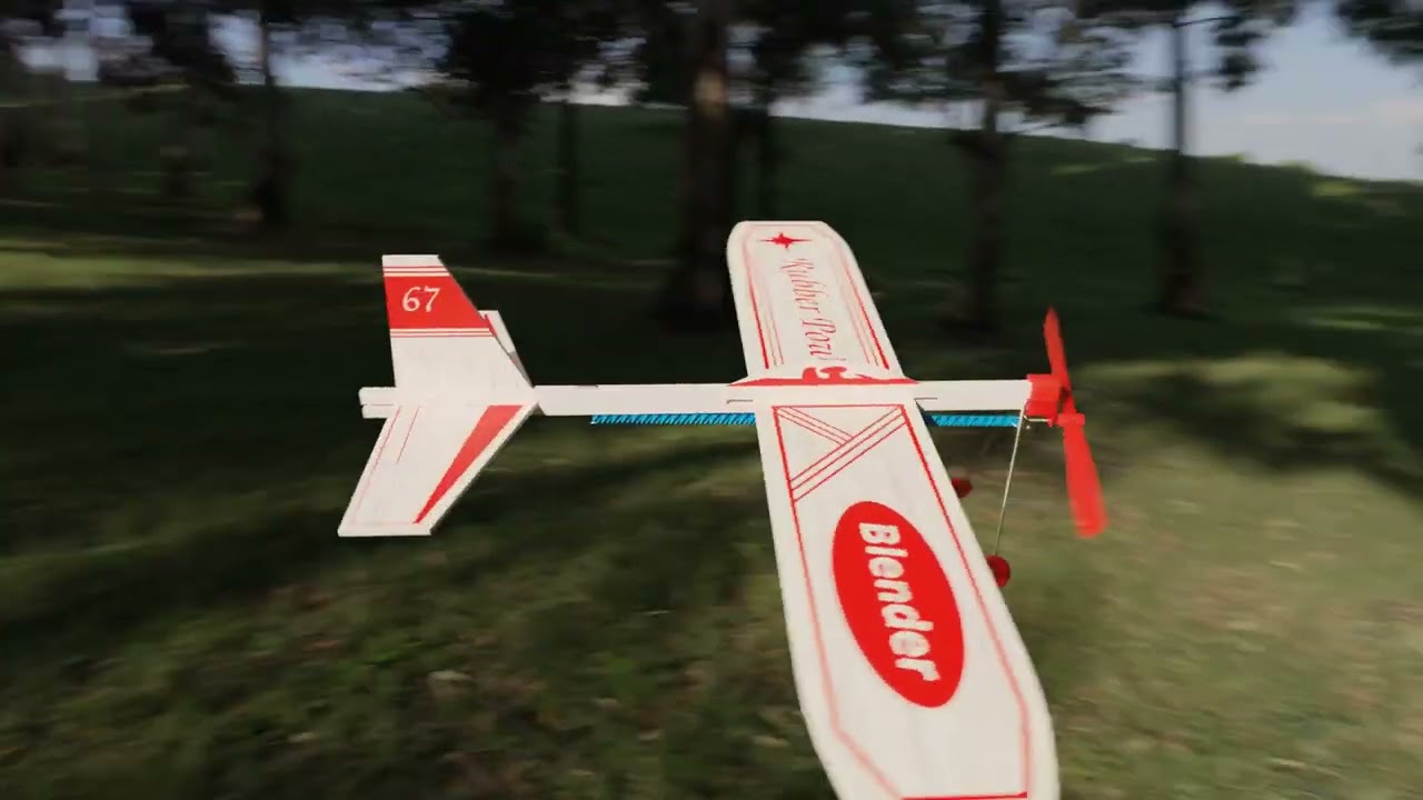 Rubber Band Prop Plane