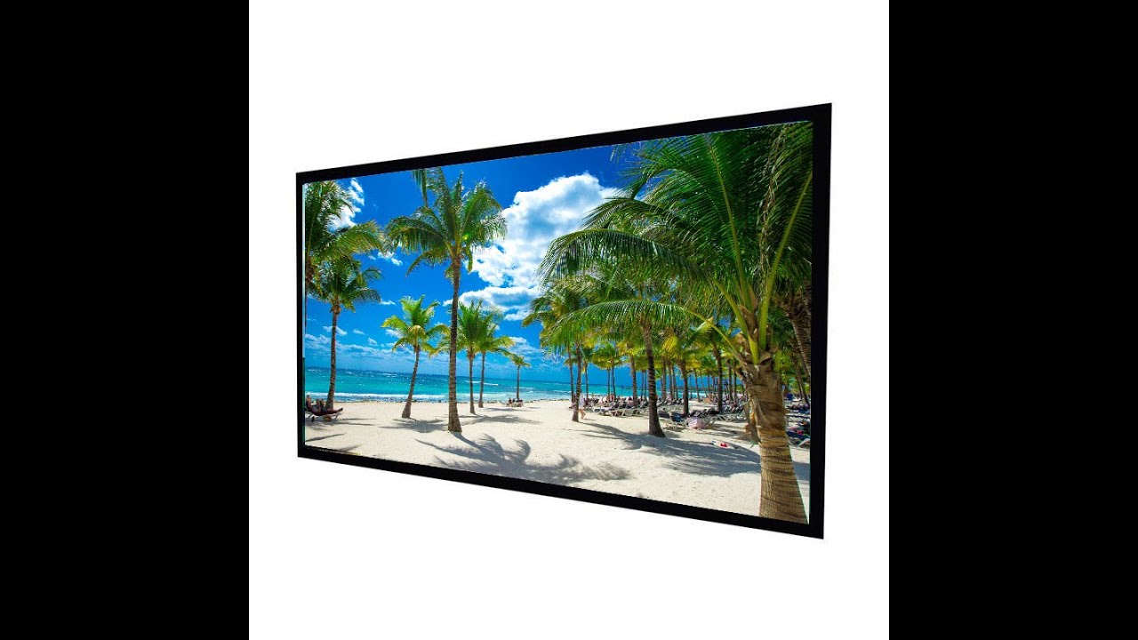 New Velcro Hook Fixed Frame Projector Screen- easy install type 6pcs frame