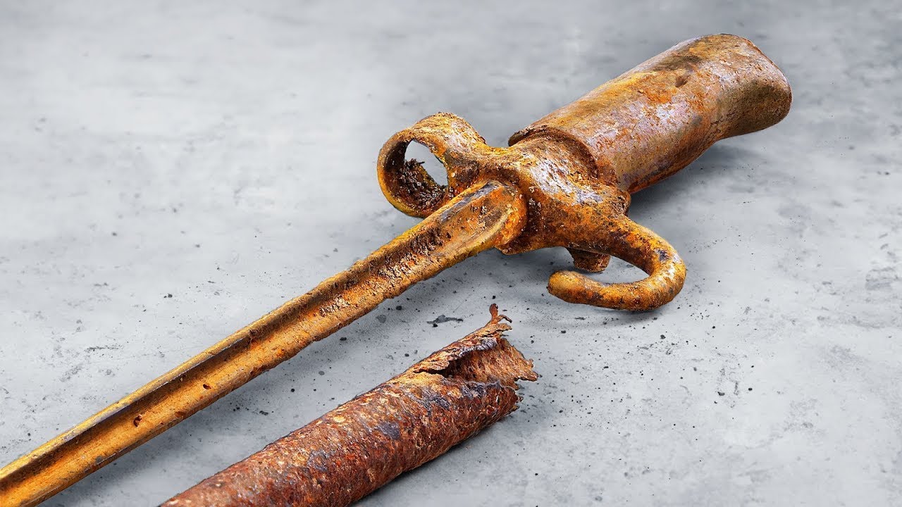 Lebel 1886 | Restauration d'une Vieille Baïonnette Rouillée