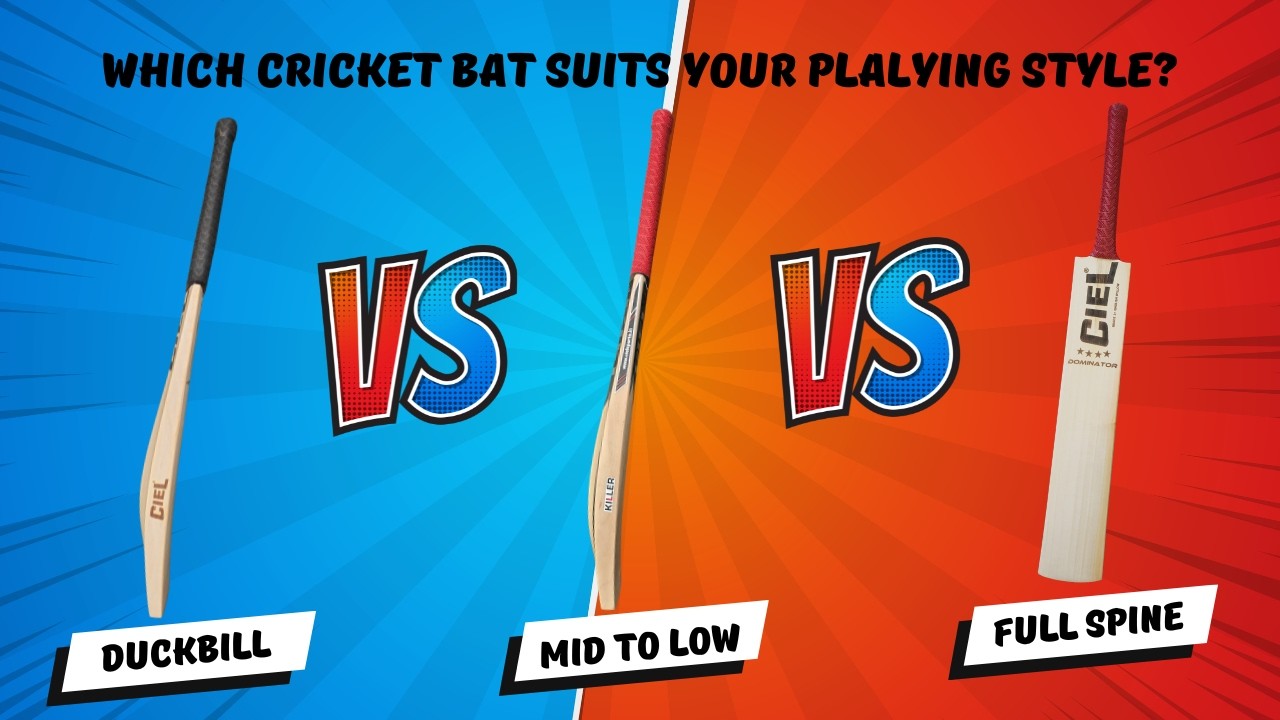 Cricket Bat Profiles Explained 🏏 Duckbill vs Mid-Low vs Full Spine | Which One is Best?