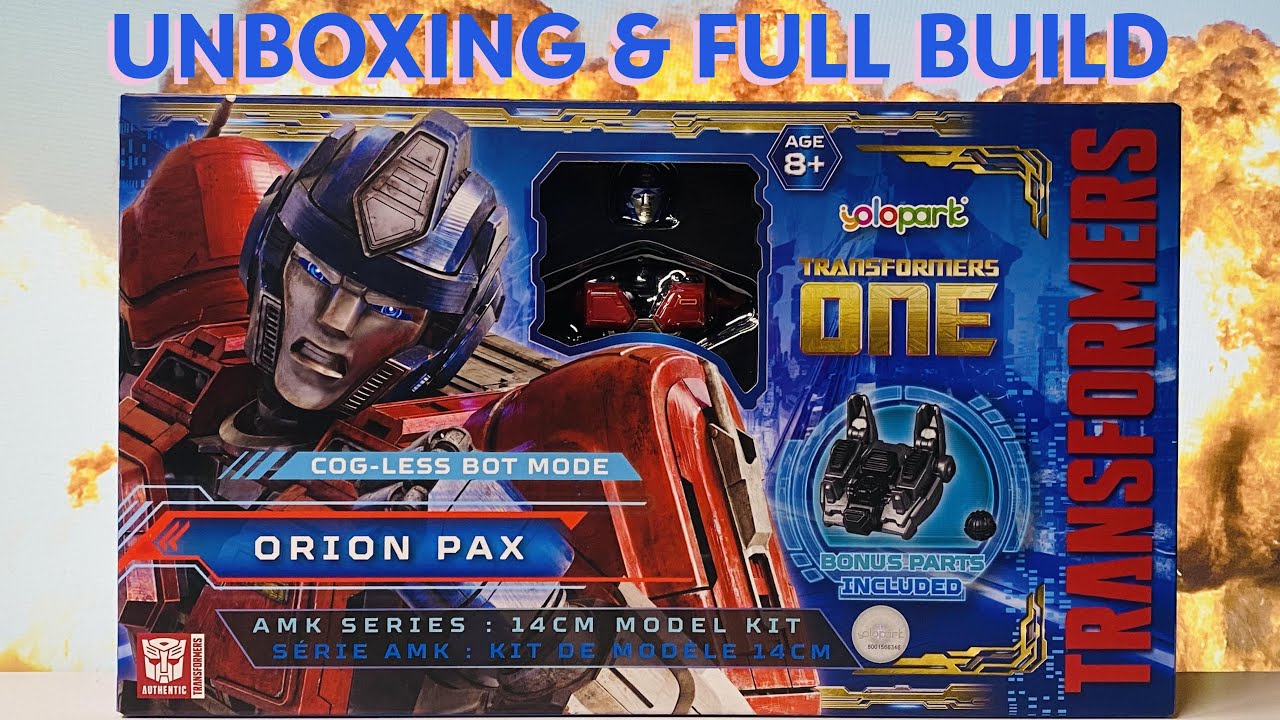 UNBOXING & FULL BUILD Yolopark Orion Pax Cog-less Bot Mode Transformers One AMK Series Model Kit
