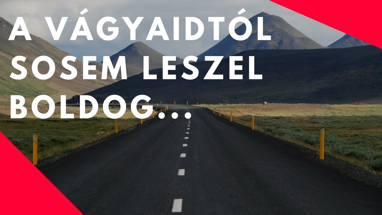 A vágyaidtól nem leszel boldog! - Motivációs videó Szabó Pétertől