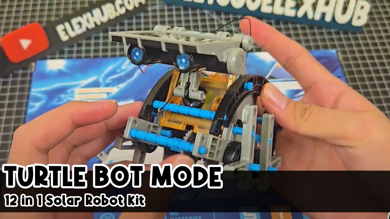 TURTLEBOT - Сборка солнечного робота 12 в 1, часть 2 - STEM-образование для детей