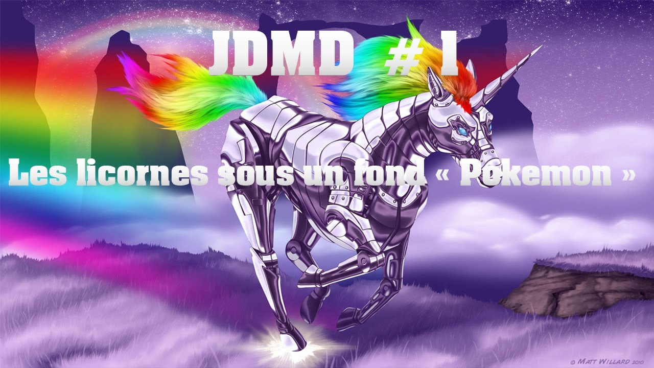 JDMD # 1 : Les Licornes sous un fond 