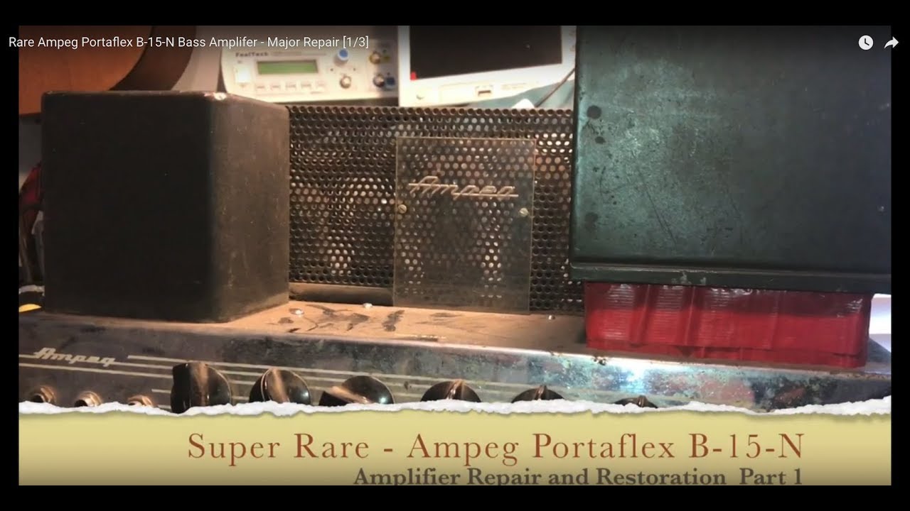 Rare Ampeg Portaflex B-15-N Bass Amplifier - Major Repair [1/3]