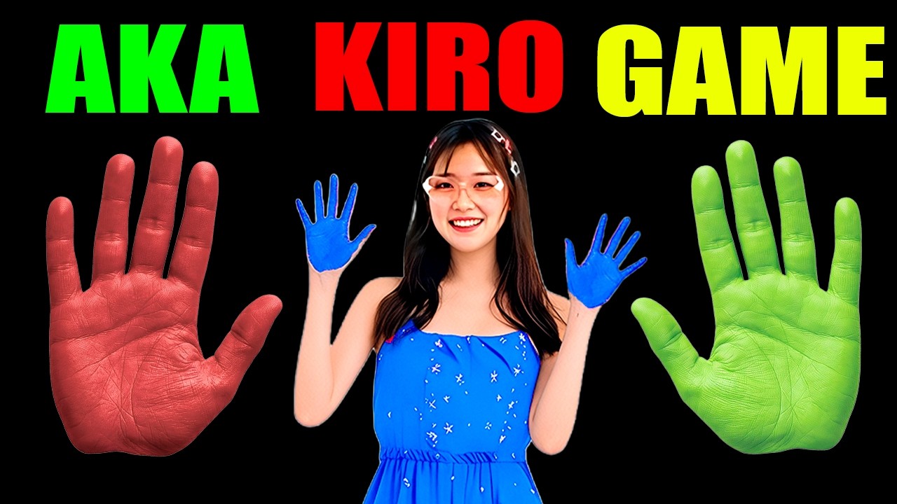 AKA! KIRO! AKA! SHIRO! AO! KIRO! | VIRAL TREND! NEW Color Mixing | Immersive Interactive