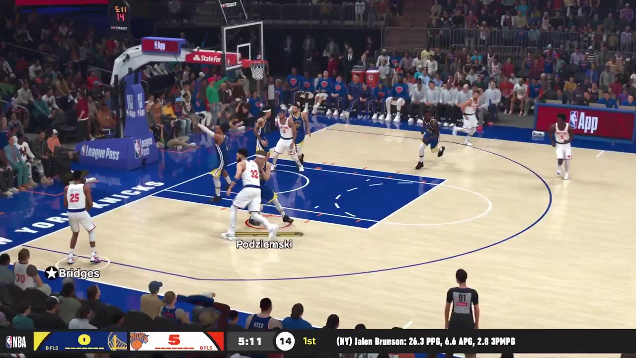 WARRIORS vs Knicks [Live PS5] 2K26