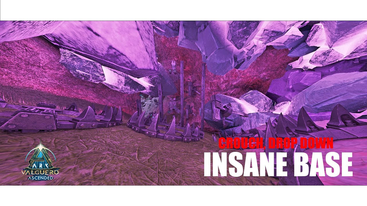 База Вальгеро Insane OP SOLO CROUCH недоступна для рейдов - Ark Survival Ascended