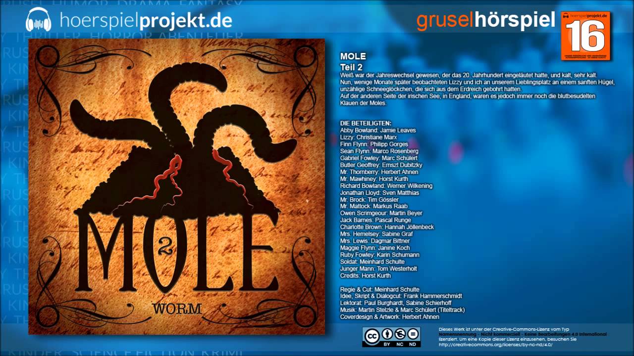 Mole - Folge 2 - Worms (Grusel / Horror / Hörspiel / Hörbuch / Komplett)