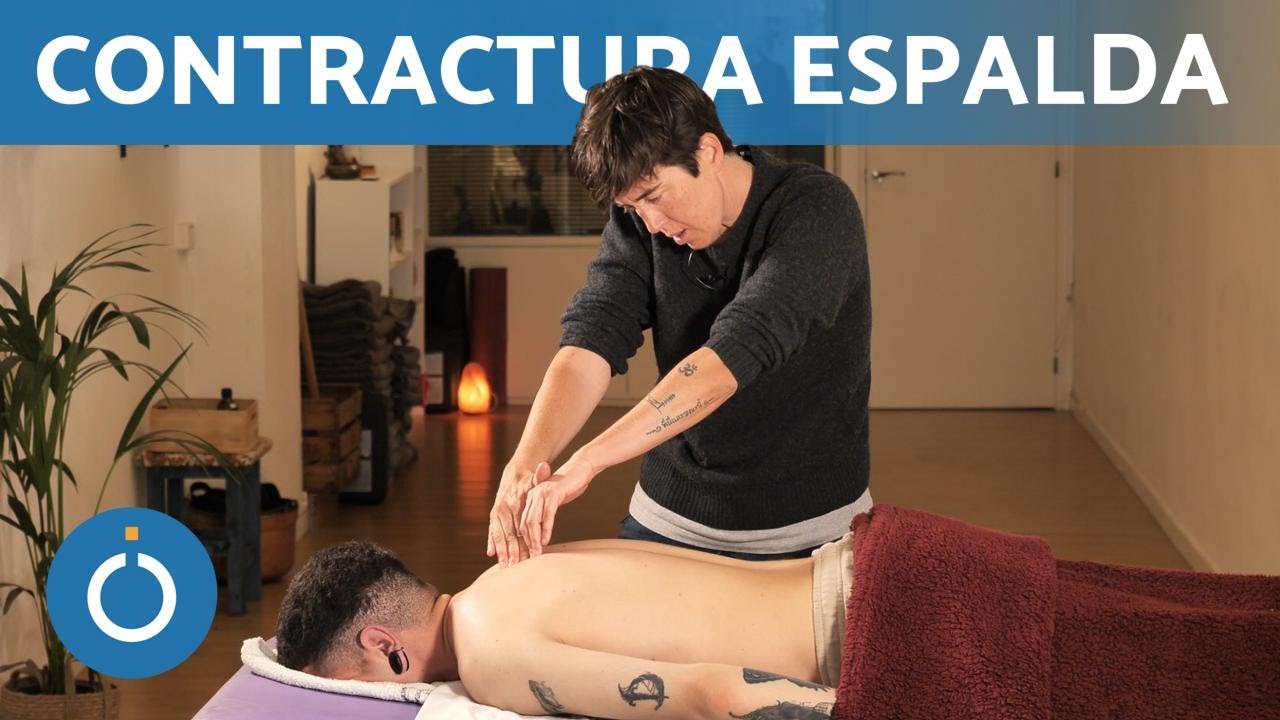 Cómo dar un MASAJE DESCONTRACTURANTE de ESPALDA (Paso a Paso)