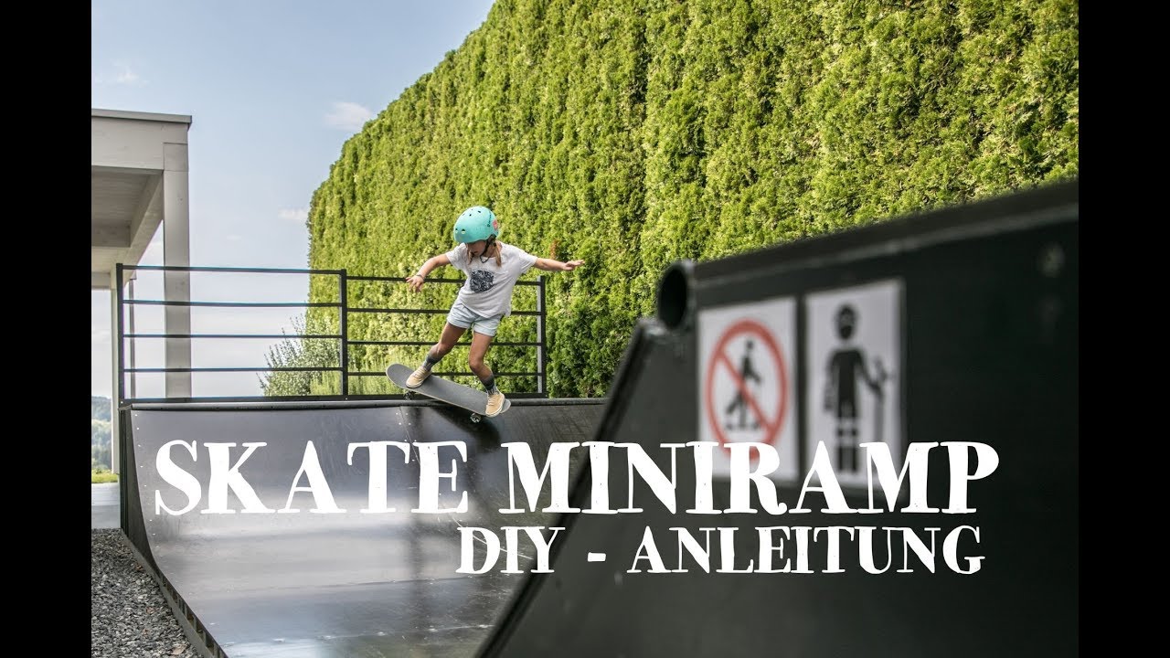 SKATE MINI RAMP SELBER MACHEN ★ ANLEITUNG ★ PLAN ★ SKATEBOARD