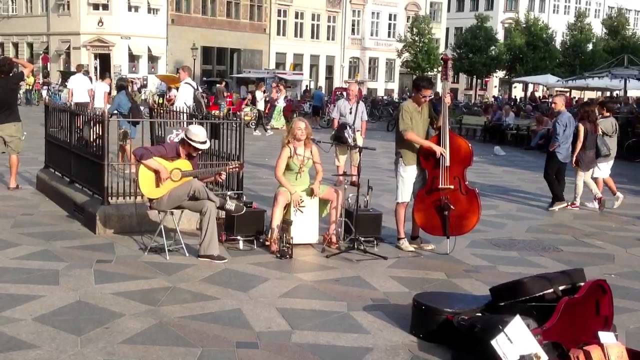 Fernando's Kitchen busking in Copenhagen August 2013