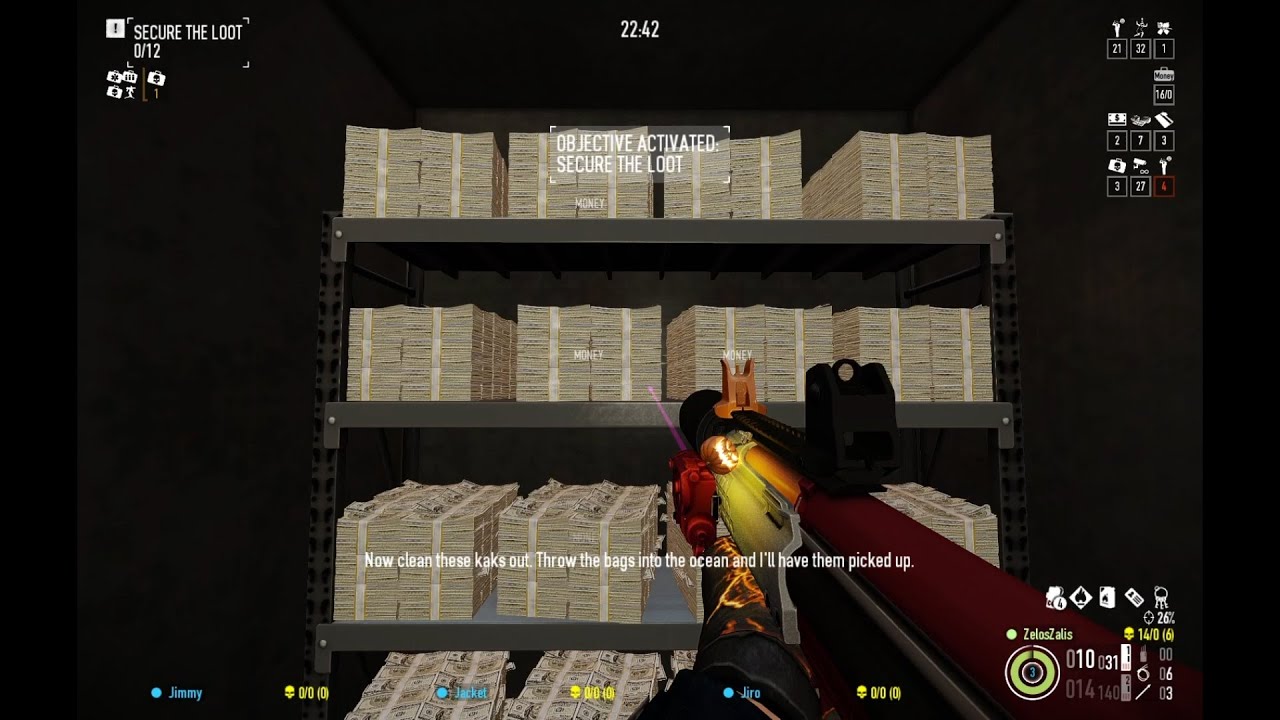 Payday 2 - The Black Cat Heist (Solo Stealth, One Down, All loot)