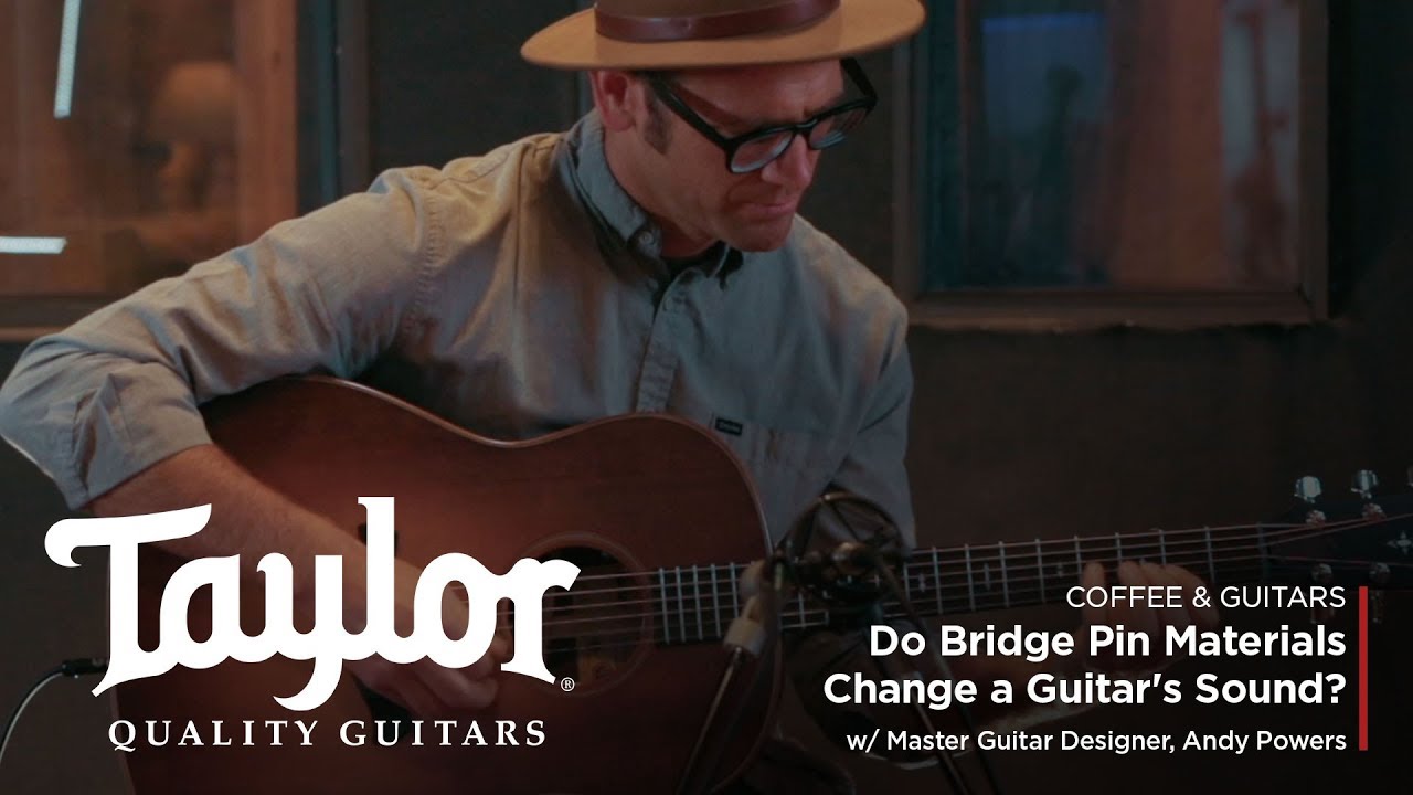 Do Bridge Pin Materials Change a Guitar's Sound? | Coffee & Guitars w/ Andy Powers