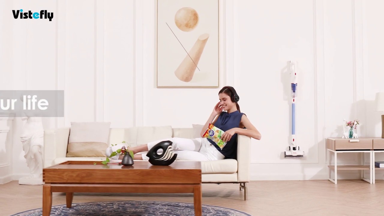 Vistefly V10 Pro cordless vacuum cleaner with 22Kpa powerful suction