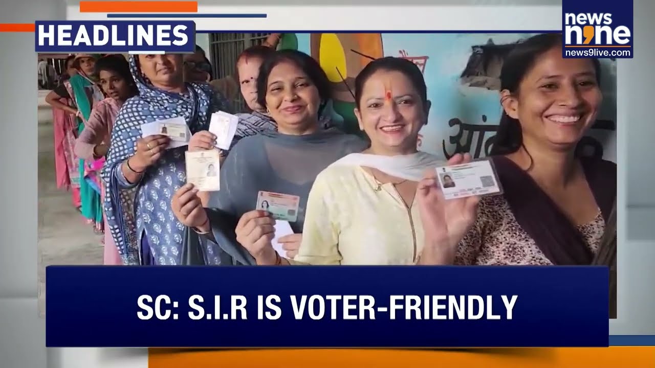 Top Headlines: Bihar Voter Revision, Karnataka Dog Controversy & Dharmasthala Protests | News9