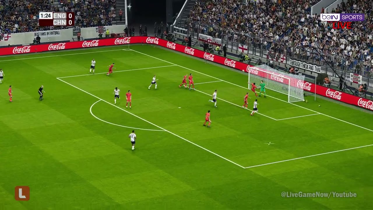 England vs China Friendly International Women 2025 Live Match Today - eFootball PES Gameplay