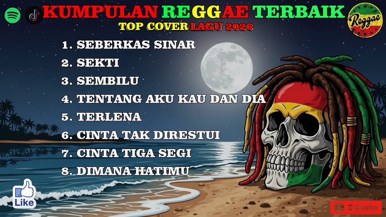 Musik Reggae Santai Full Playlist || Alunan Hangat Pengantar Suasana Damai