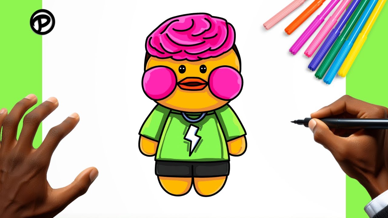 Como desenhar o Paper Duck do Void Cauan Passo a passo