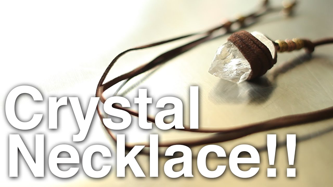 DIY Crystal Necklace + Giveaway!! [CLOSED]