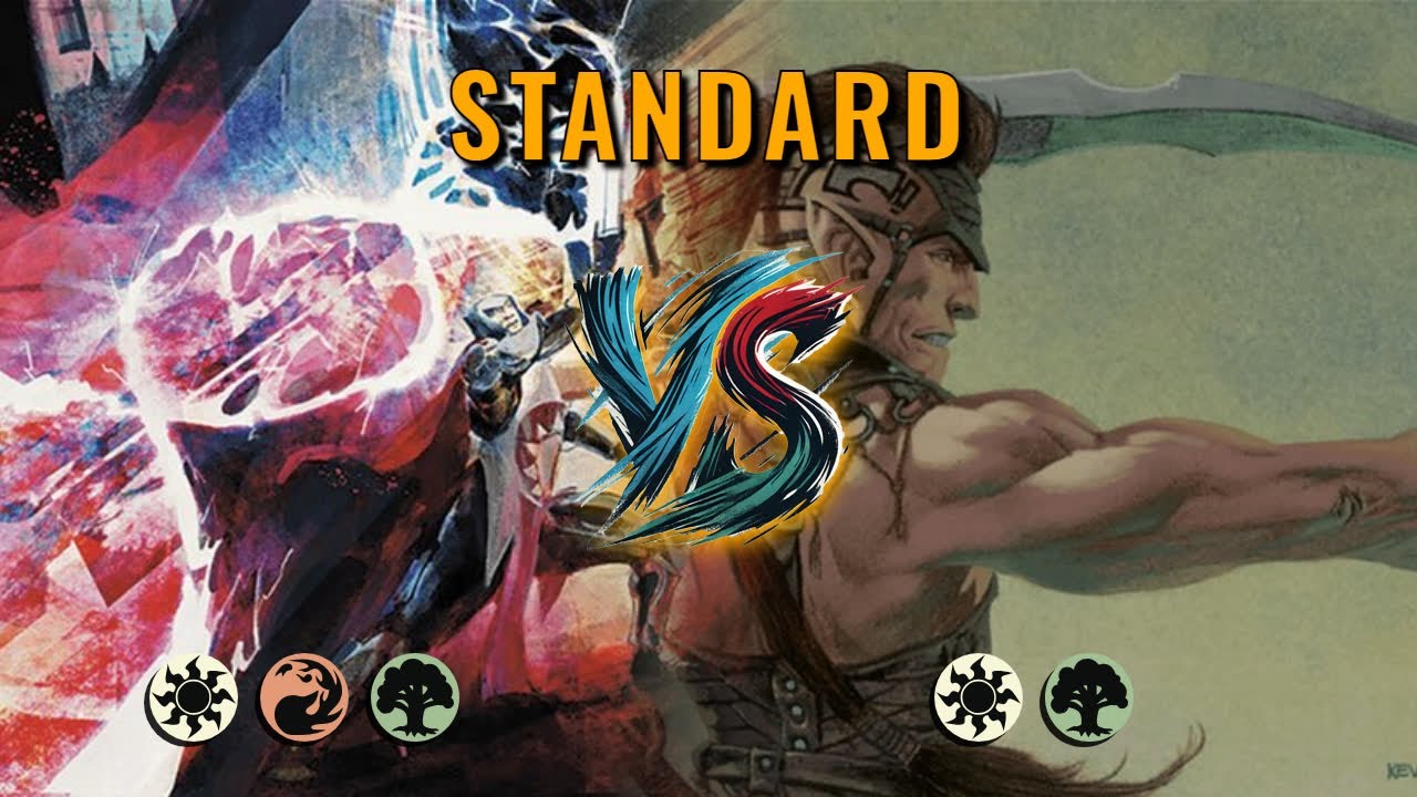 MTG Standard - Naya Midrange by DamienF16 VS Selesnya Aggro by Grincho