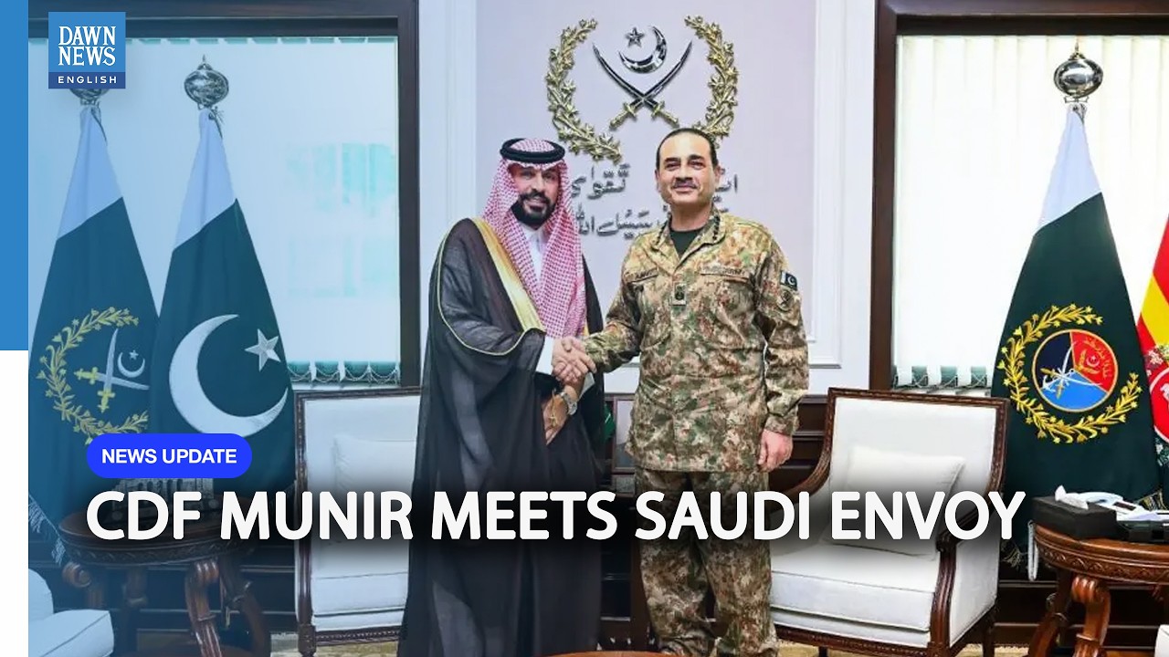 Pakistan's CDF Field Marshall Asim Munir Meets New Saudi Envoy as Defence Ties Deepen