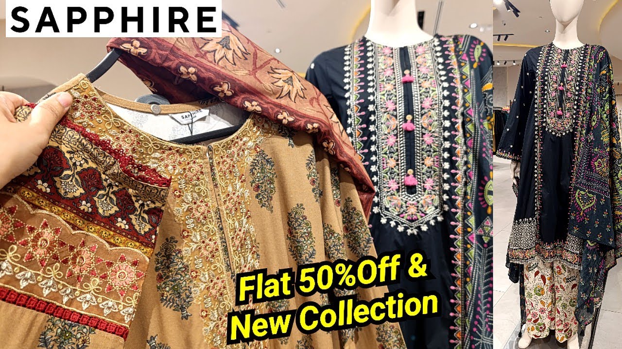 Sapphire Flat 50%Off Sale🔥Sapphire New Collection 2025🔥Sapphire Viscose