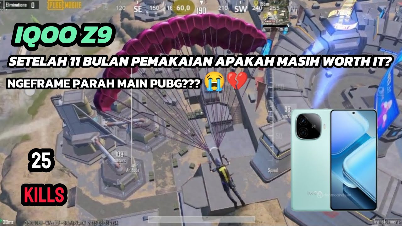 IQOO Z9 Di 2025 Setelah 11 Bulan Pemakaian Apakah Masih Worth It? - Iqoo z9 Gaming Test Pubg Mobile