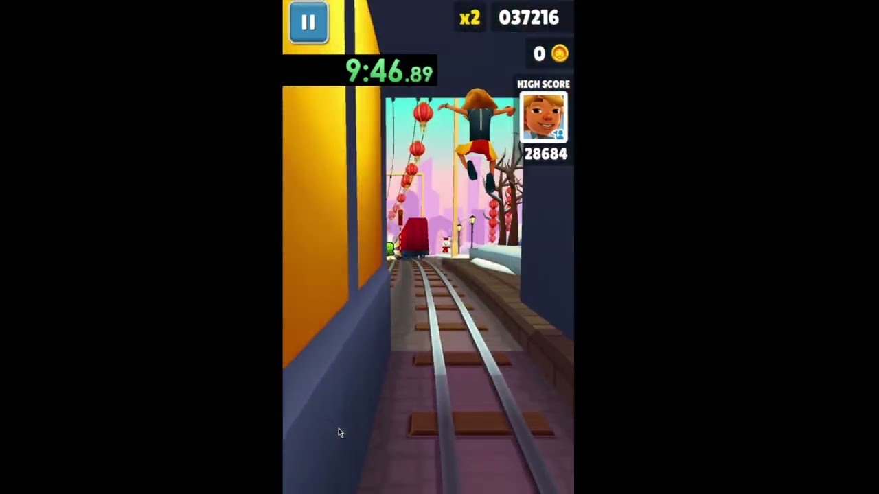 Subway Surfers NO COIN Challenge 51 Min 47 Secs Run Started ll 3:18