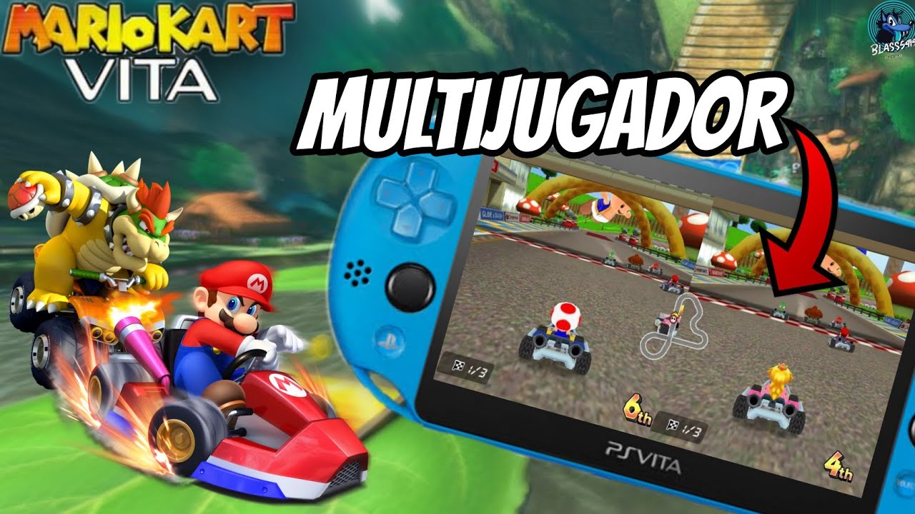 JUEGALO ANTES DE QUE LO BORREN!! | Mario kart Vita con MULTIJUGADOR INCLUIDO!!! |  Comparación